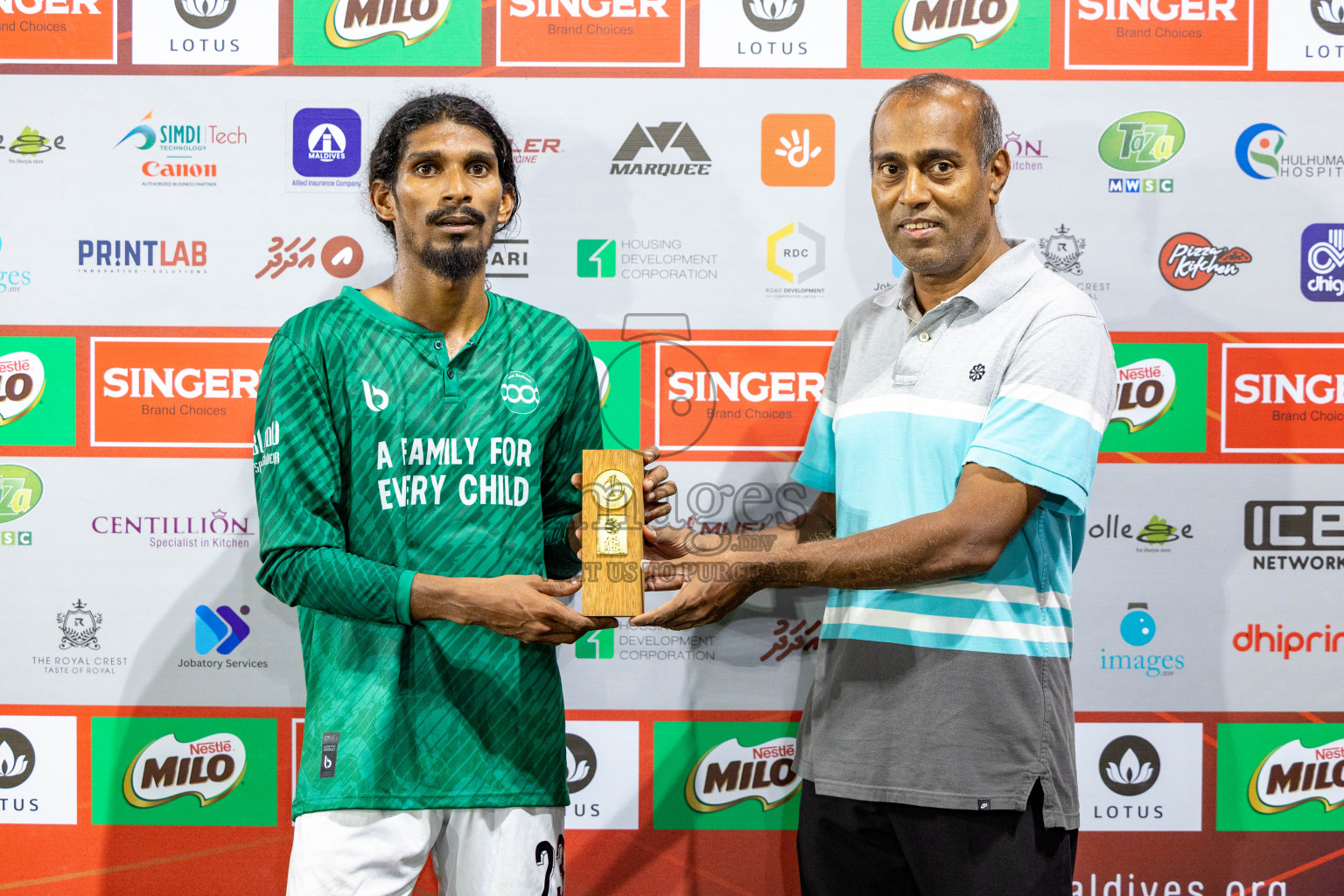 SDFC VS TEAM BADHAHI in Club Maldives Classic 2024 held in Rehendi Futsal Ground, Hulhumale', Maldives on Monday, 9th September 2024. Photos: Nausham Waheed / images.mv