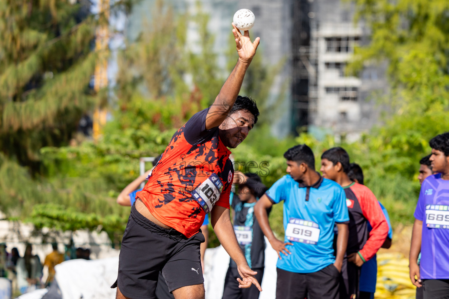 Day 1 of MWSC Interschool Athletics Championships 2024 held in Hulhumale Running Track, Hulhumale, Maldives on Saturday, 9th November 2024. 
Photos by: Ismail Thoriq, Hassan Simah / Images.mv