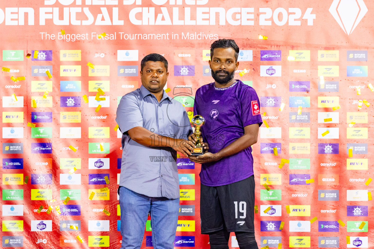 GA Kanduhulhudhoo vs GA Gemanafushi in Day 27 of Golden Futsal Challenge 2024 was held on Saturday , 10th February 2024 in Hulhumale', Maldives Photos: Nausham Waheed / images.mv