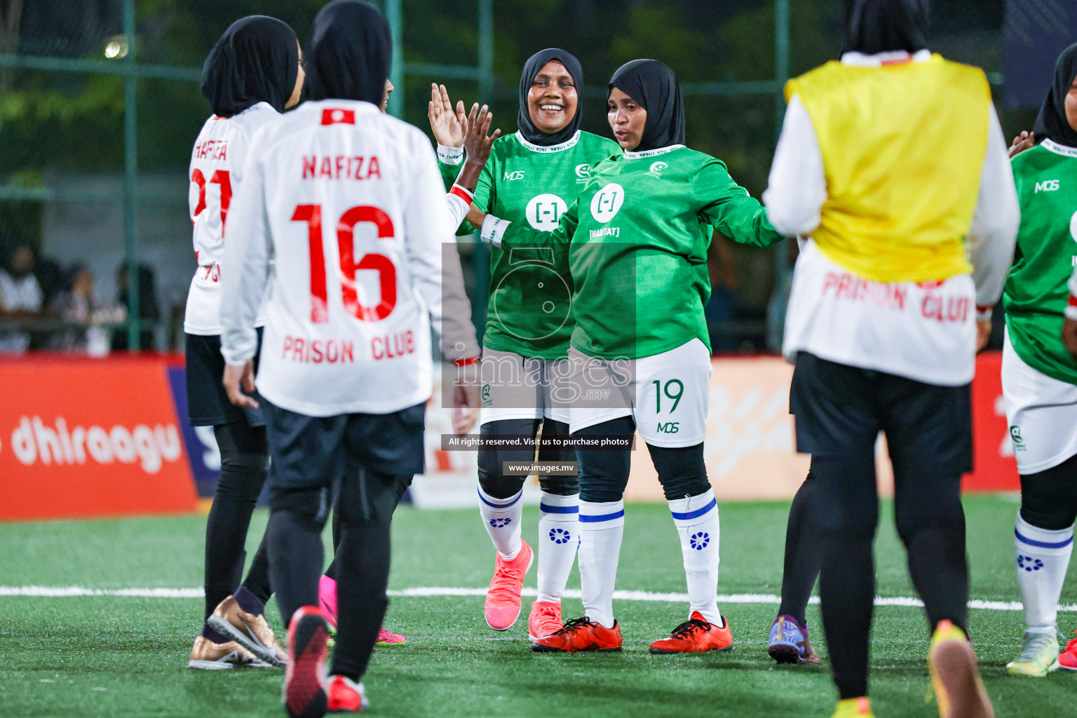 Hulhumale Hospital vs Prison RC in 18/30 Futsal Fiesta Classic 2023 held in Hulhumale, Maldives, on Monday, 17th July 2023 Photos: Nausham Waheed / images.mv