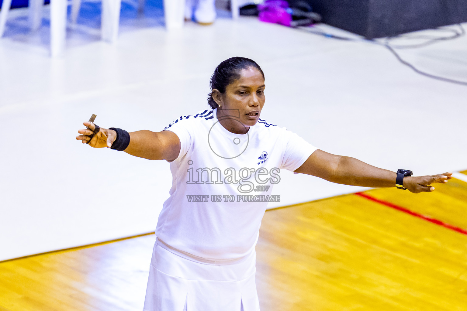 Day 2 of 25th Inter-School Netball Tournament was held in Social Center at Male', Maldives on Saturday, 10th August 2024. Photos: Nausham Waheed / images.mv