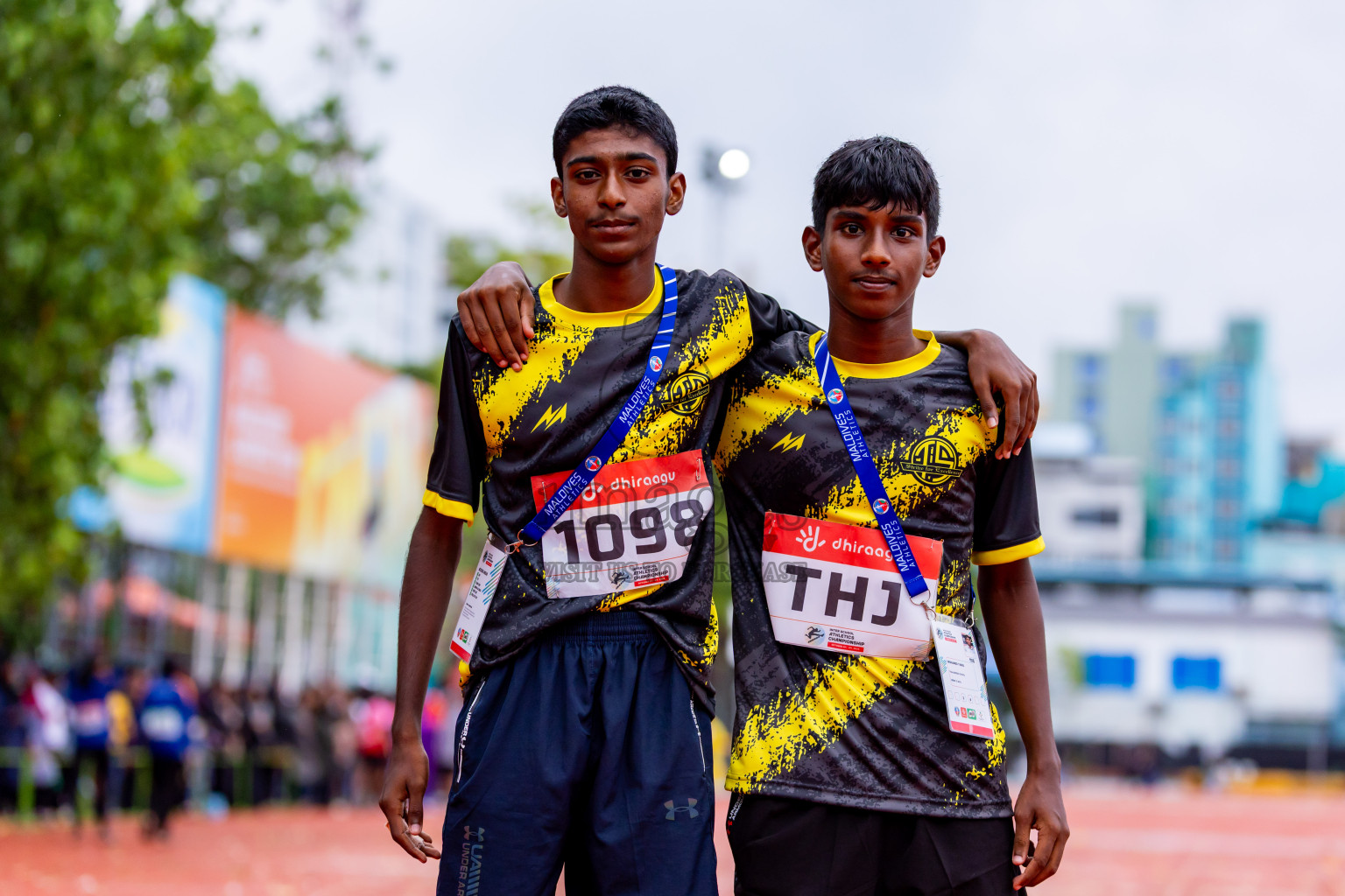 Day 6 of Inter-school Athletics Championship 2025 held in Ekuveni Synthetic Track, Male', Maldives on Sunday, 12th October 2025. Photos by: Nausham Waheed / Images.mv