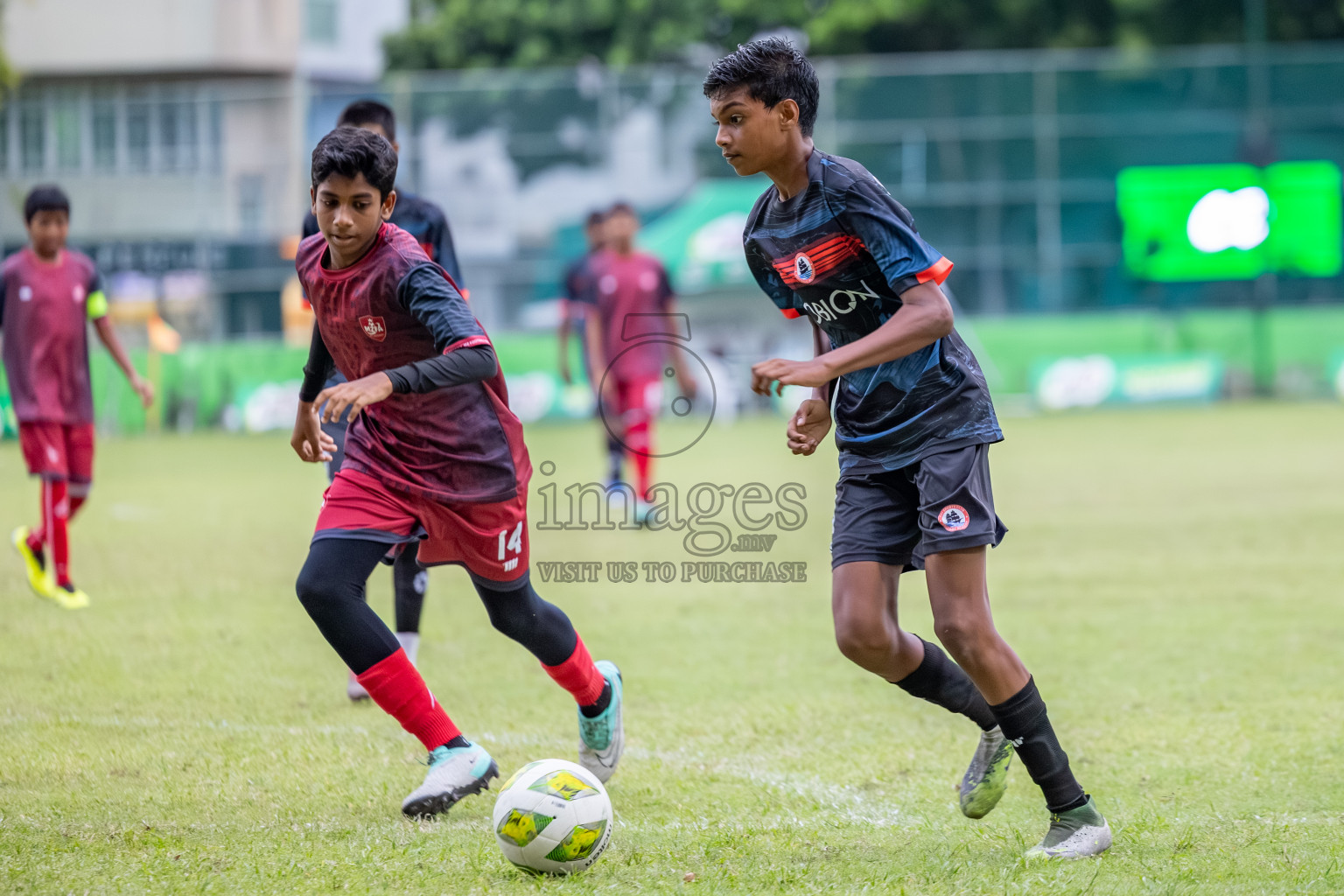 Day 2 of MILO Academy Championship 2025 (U14) was held on Friday, 31st October 2025 at Henveiru Football Grounds, Male', Maldives . 
Photos: Hassan Simah / images.mv