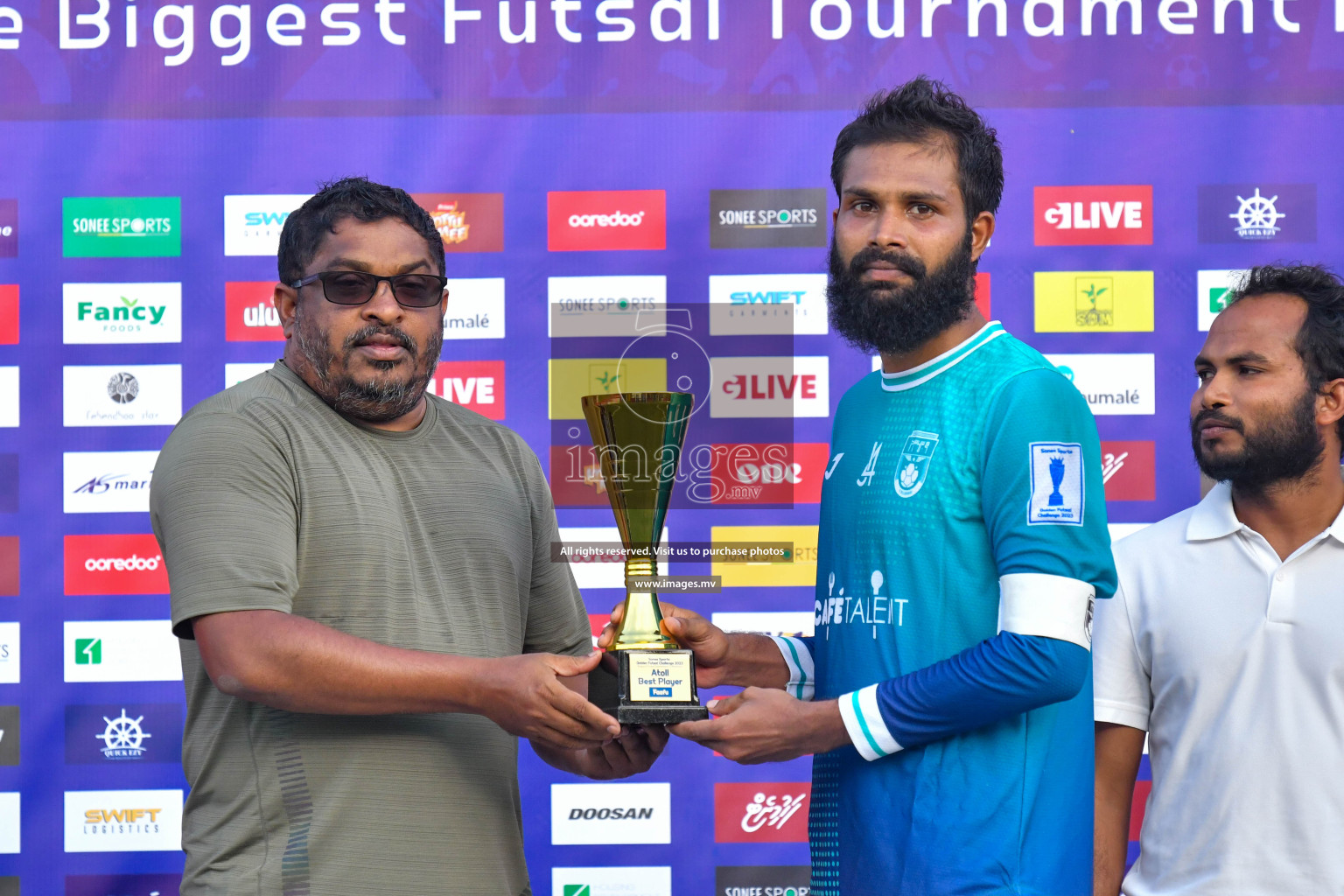 Matchday 21 of Golden Futsal Challenge 2023 on 25 February 2023 in Hulhumale, Male, Maldives