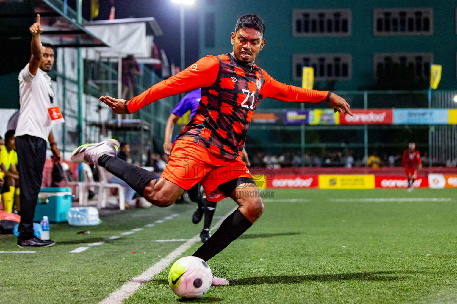 Lh Naifaru vs Lh Hinnavaru in Day 24 of Golden Futsal Challenge 2024 was held on Wednesday  , 7th February 2024 in Hulhumale', Maldives Photos: Nausham Waheed / images.mv