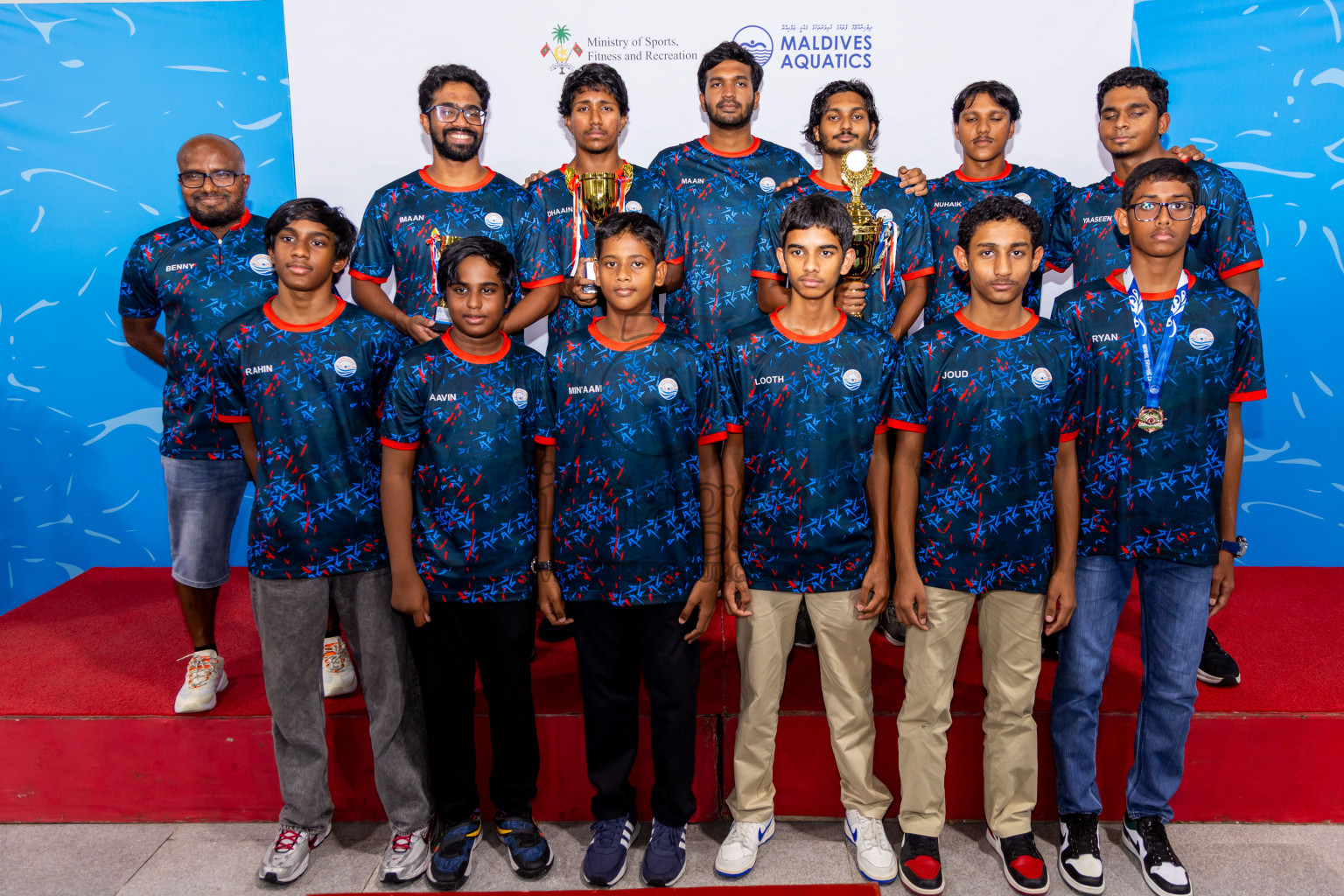 Closing Ceremony of 1st National Short Course Swimming Competition held in Hulhumale', Maldives on Thursday, 19th June 2025. Photos: Nausham Waheed / images.mv