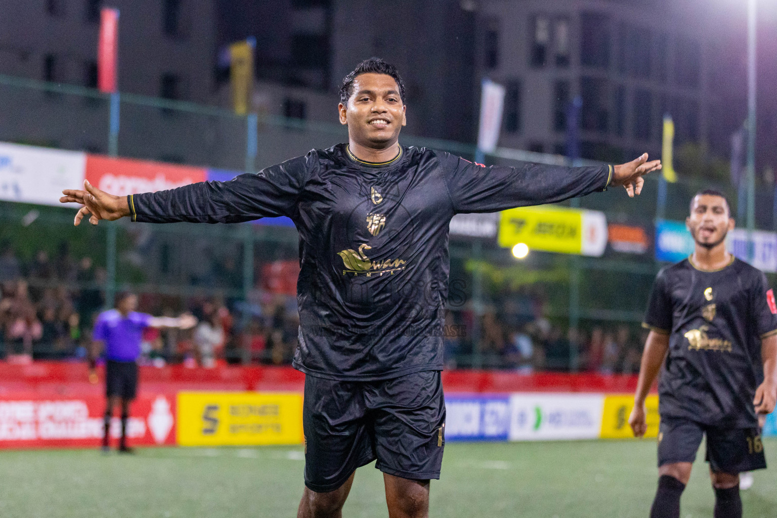 HA Maarandhoo vs HA Utheem in Day 17 of Golden Futsal Challenge 2024 was held on Wednesday, 31st January 2024, in Hulhumale', Maldives Photos: Hassan Simah / images.mv