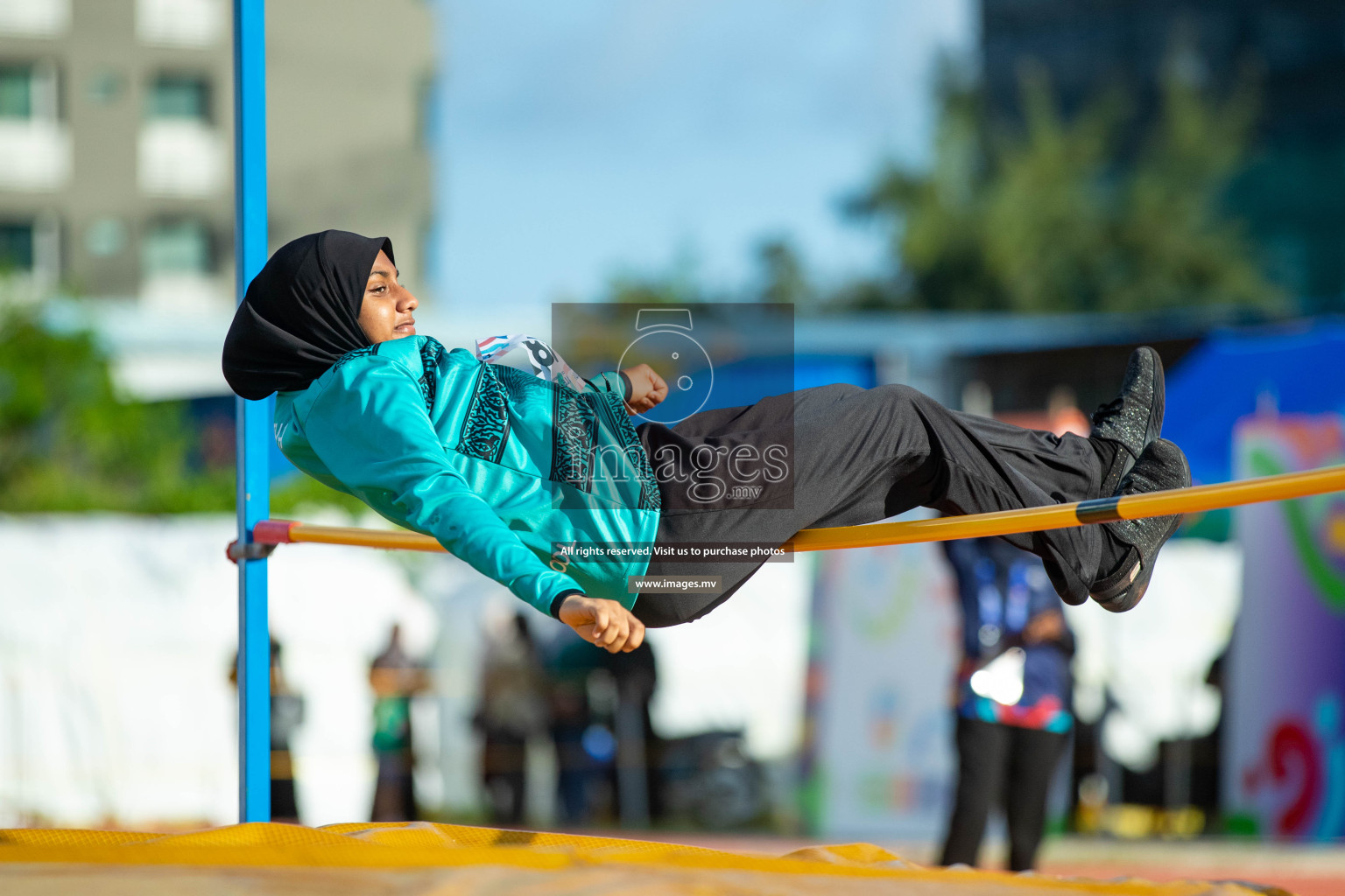 Day three of Inter School Athletics Championship 2023 was held at Hulhumale' Running Track at Hulhumale', Maldives on Tuesday, 16th May 2023. Photos: Nausham Waheed / images.mv