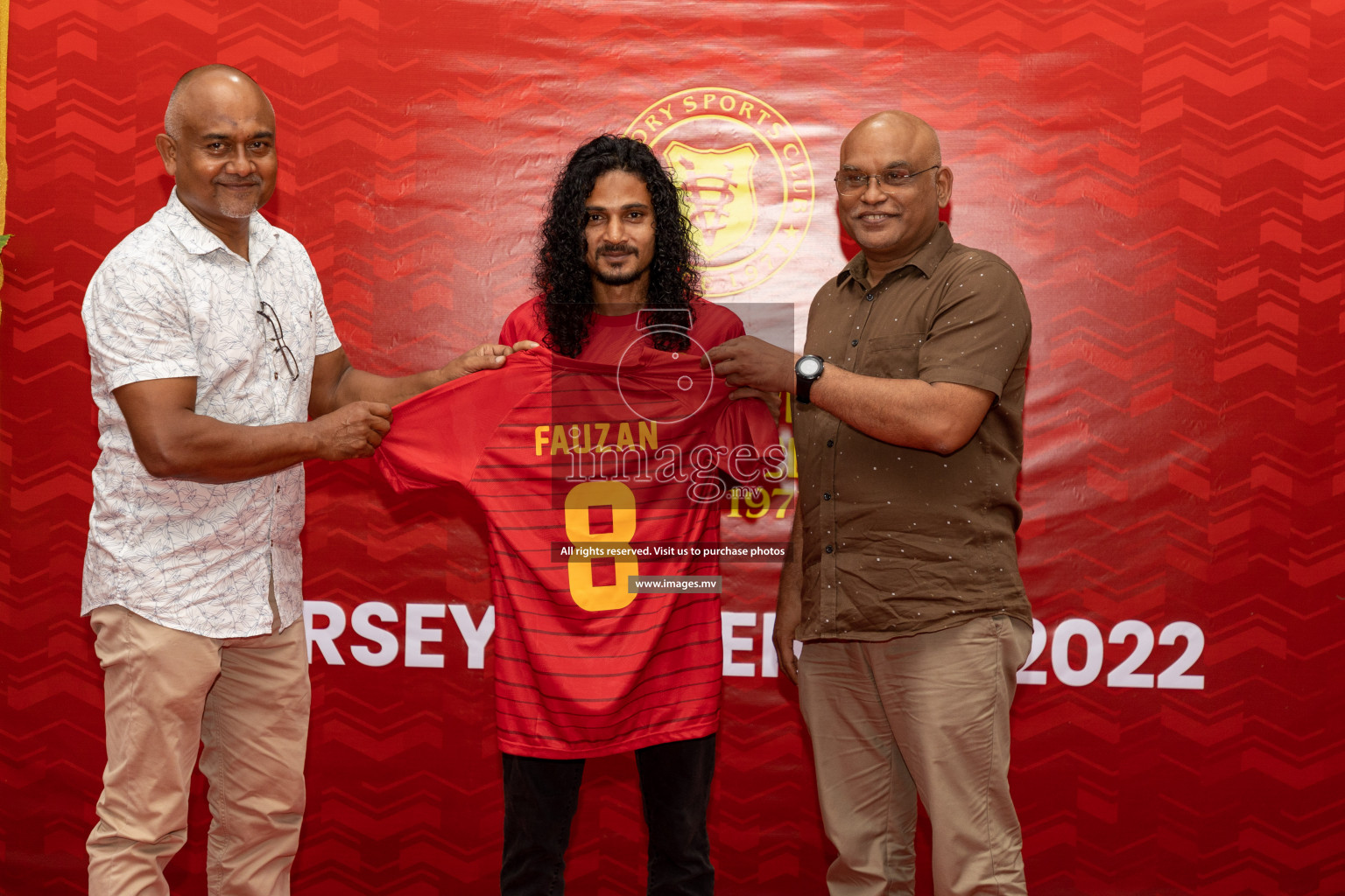 Victory Sports Club Jersey Unveiling 2022 on 14th July 2022, held in Jamaaludheen School Hall, Male', Maldives  Photos: Hassan Simah / Images.mv