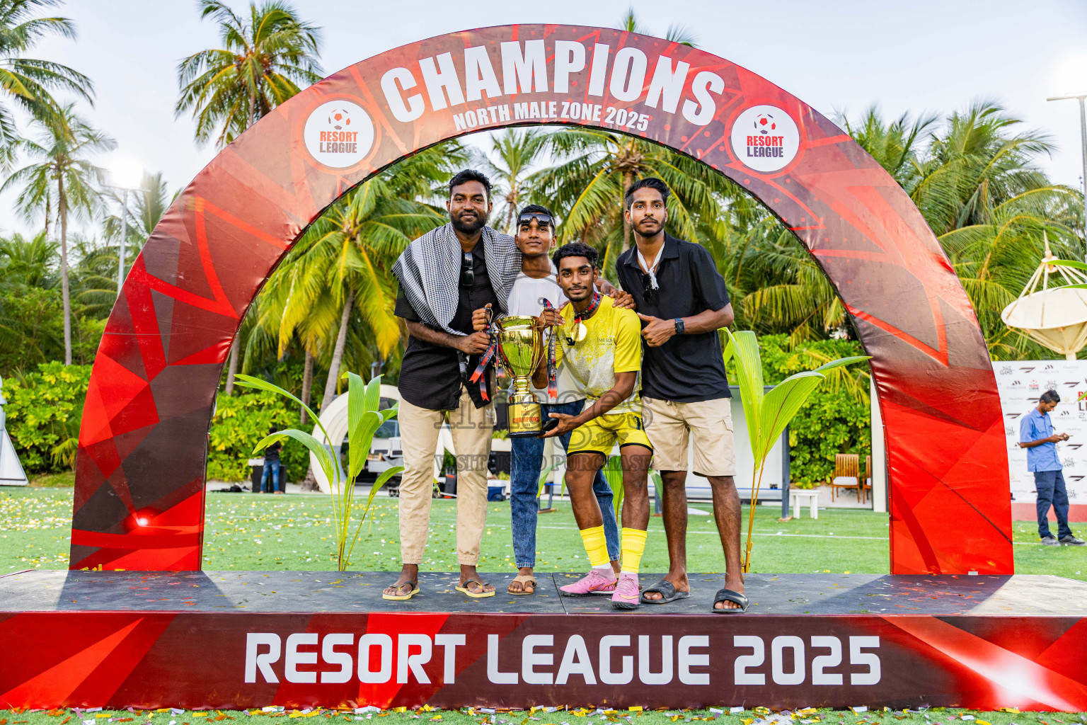 Jumeirah vs Varu in Final of Resort League 2025 (North Male Zone) was held on Saturday, 27th September 2025 in One And Only Reethi Rah Maldives Resort, Photos: Areef Adam / images.mv