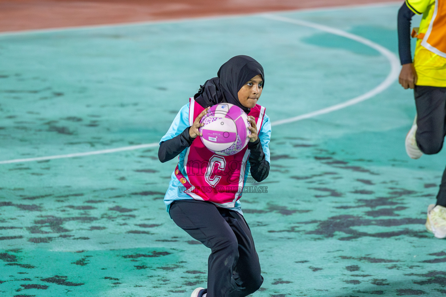 KYRC vs Youth United Sports Club in Division 1 of of National Netball Tournament 2025 held in Ekuveni Netball Court at Male', Maldives on Thursday, 22nd May 2025. Photos: Mohamed Mahfooz Moosa / images.mv