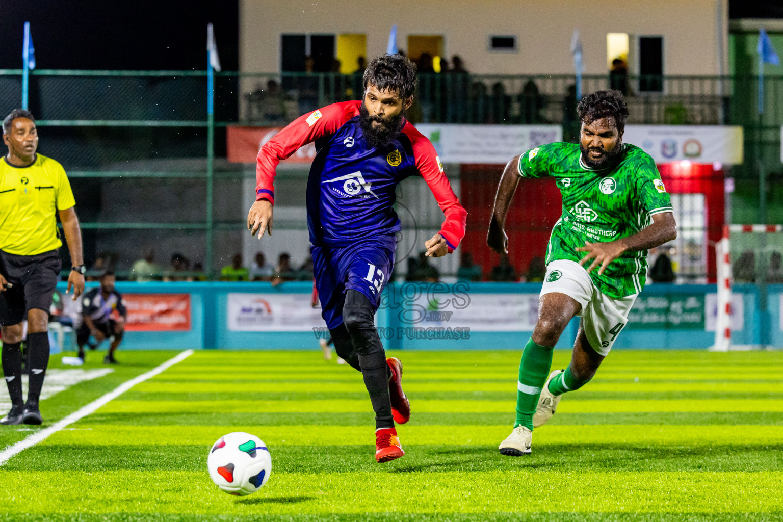 Fools SC vs FC Baaz in Day 2 of Laamehi Dhiggaru Ekuveri Futsal Challenge 2024 was held on Saturday, 27th July 2024, at Dhiggaru Futsal Ground, Dhiggaru, Maldives Photos: Nausham Waheed / images.mv