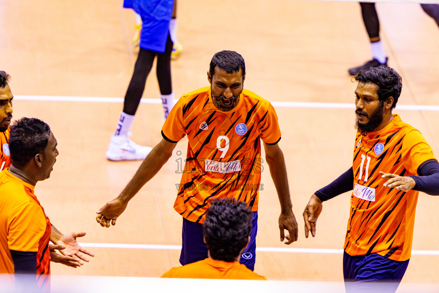 Sports Club City vs Police Club in Day 3 of MILO VAM Cup 2024 Men's Division was held in Social Center Indoor Hall on Wednesday, 30th October 2024. Photos: Nausham Waheed / images.mv