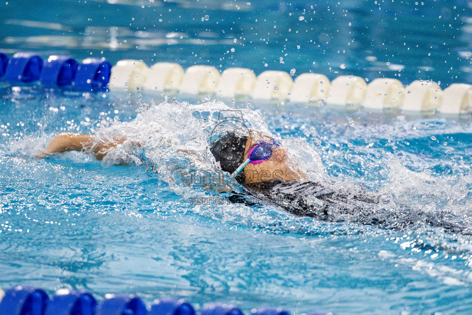 Day 4 of National Swimming Competition 2024 held in Hulhumale', Maldives on Monday, 16th December 2024. 
Photos: Hassan Simah / images.mv