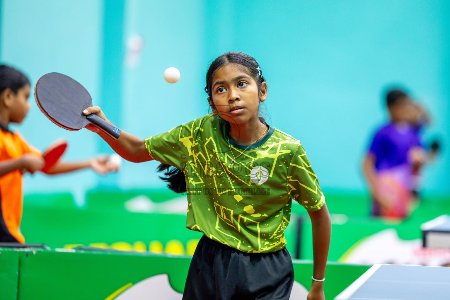 Day 2 of Interschool Table Tennis Tournament 2025 held at Male' TT Hall, Male', Maldives on Thursday, 15th May 2025. Photos By: Ismail Thoriq / images.mv