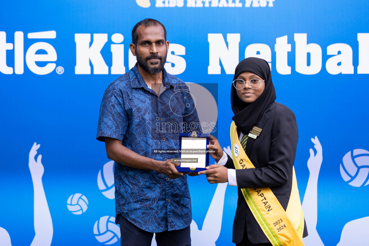 Day 2 of Nestle' Kids Netball Fiesta 2023 held in Henveyru Stadium, Male', Maldives on Thursday, 1st December 2023. Photos by Nausham Waheed / Images.mv