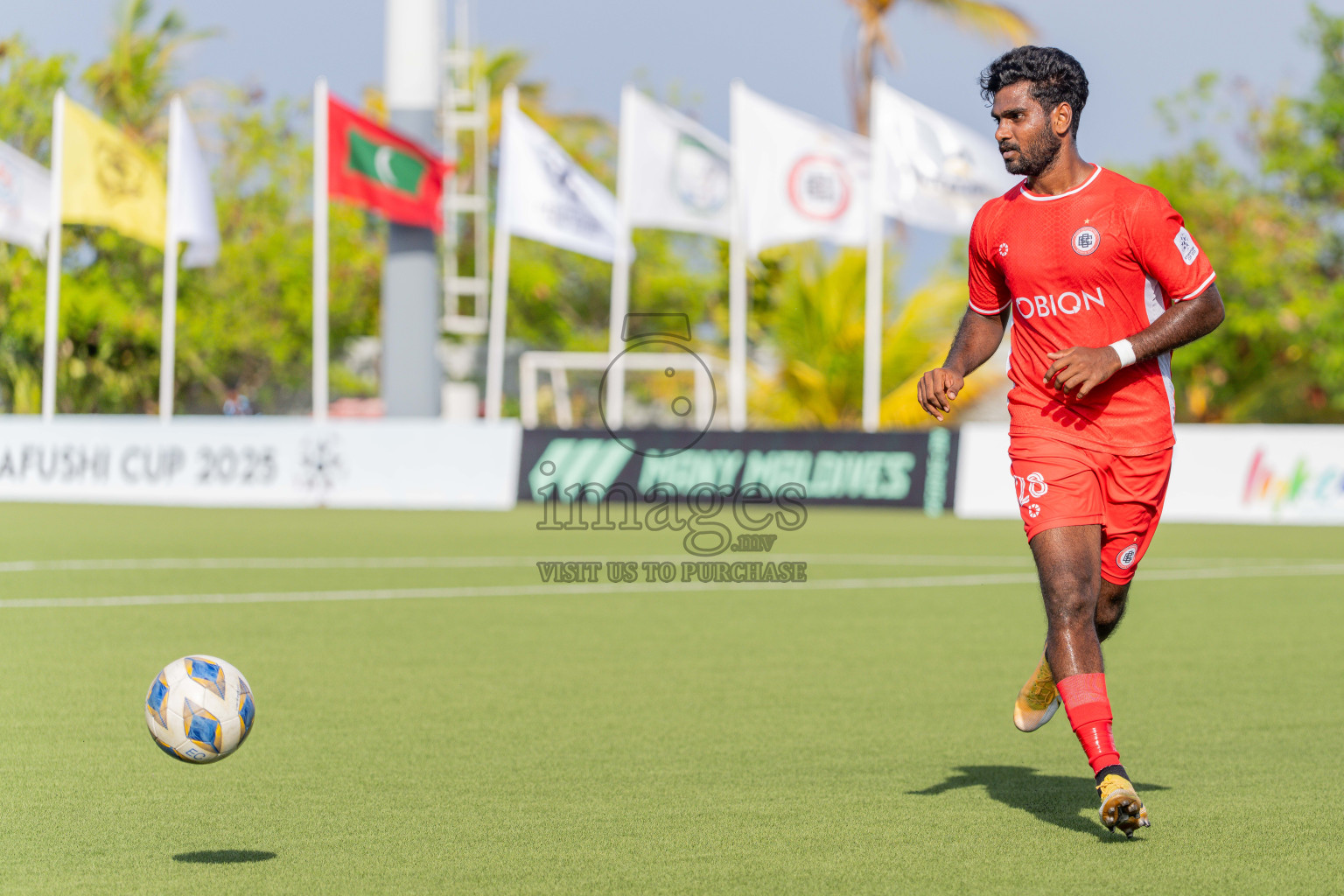 Semi Finals Match 01 Irumathi FC VS CC Sports Club in Day 7 of Eydhafushi Cup 2025 held in Eydhafushi Football Stadium at B. Eydhafushi, Maldives on Friday, 12th September 2025. Photos: Arif Rasheed / images.mv