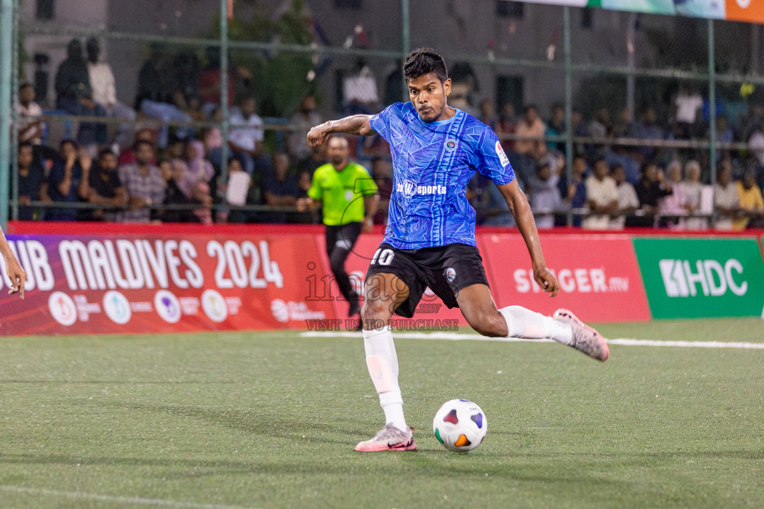 Prison Club vs Police Club in Club Maldives Cup 2024 held in Rehendi Futsal Ground, Hulhumale', Maldives on Saturday, 28th September 2024. Photos: Hassan Simah / images.mv