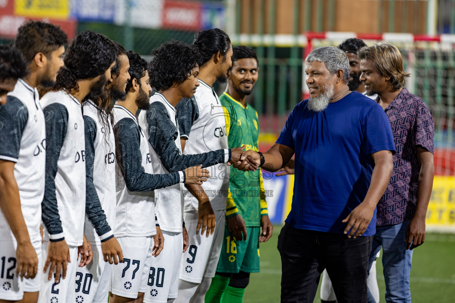 Machchangoalhi VS Vilimale on Day 36 of Golden Futsal Challenge 2024 was held on Wednesday, 21st February 2024, in Hulhumale', Maldives 
Photos: Hassan Simah/ images.mv