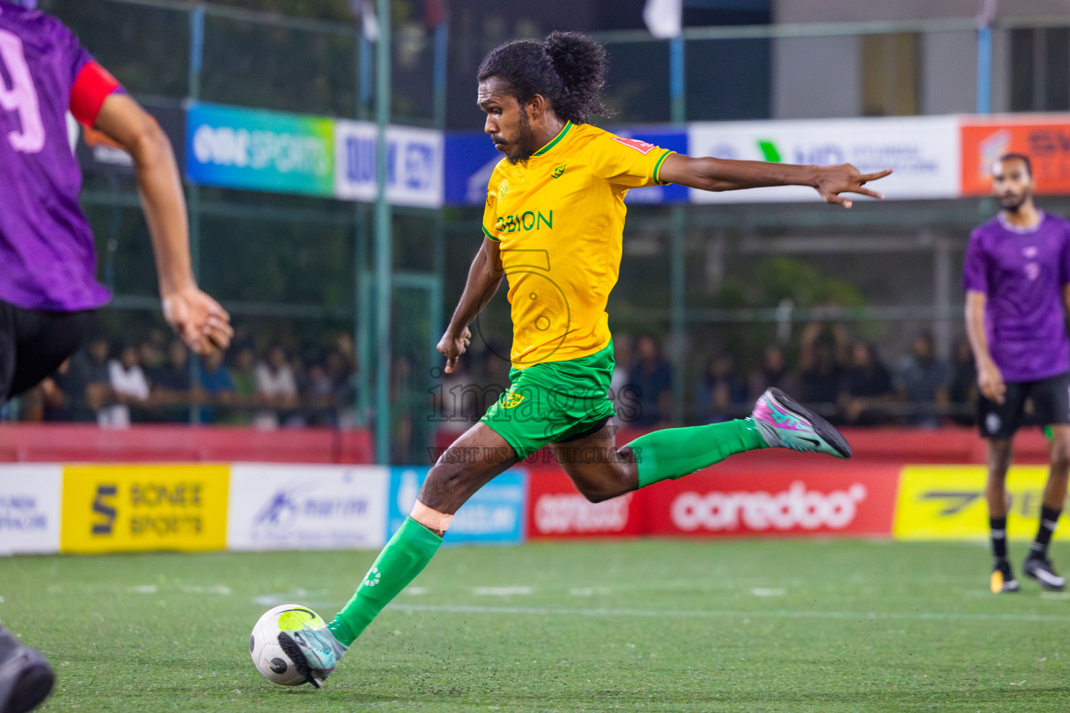 GDh Vaadhoo vs GA Kanduhulhudhoo on Day 33 of Golden Futsal Challenge 2024, held on Sunday, 18th February 2024, in Hulhumale', Maldives Photos: Mohamed Mahfooz Moosa / images.mv