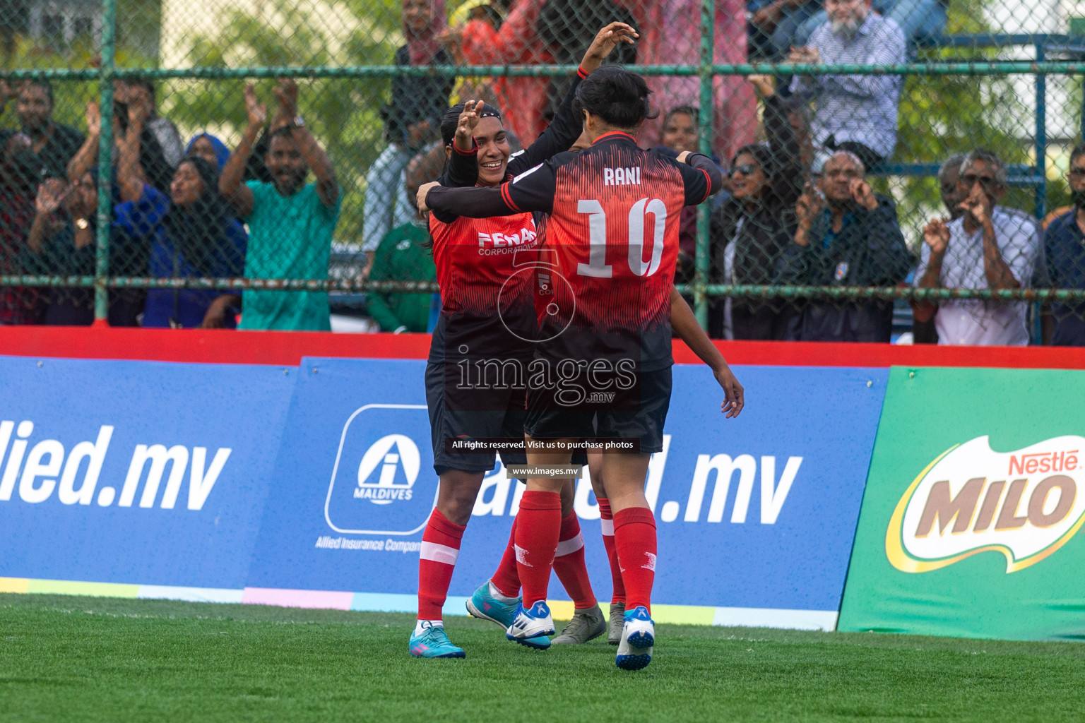 MPL vs Team Fenaka in Eighteen Thirty Women's Futsal Fiesta 2022 was held in Hulhumale', Maldives on Wednesday, 12th October 2022. Photos: Ismail Thoriq / images.mv