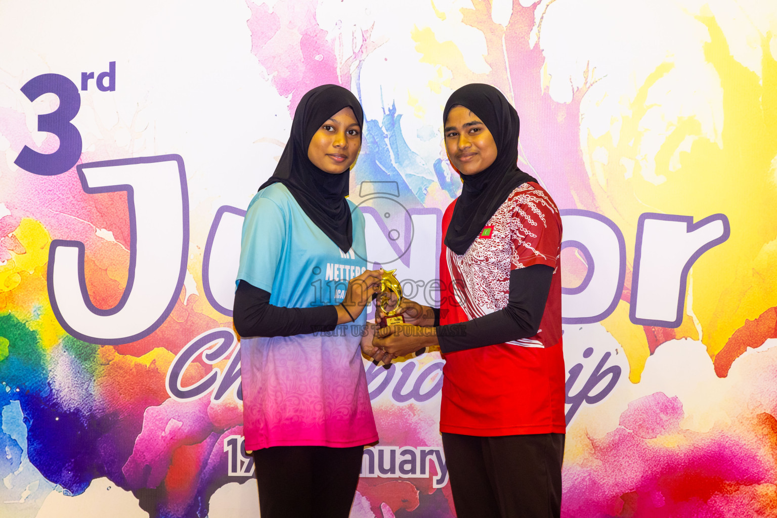 Closing ceremony of 3rd Netball Junior Championship, held at Social Center on Saturday, 25th January 2025 . Photos: Nausham Waheed / images.mv