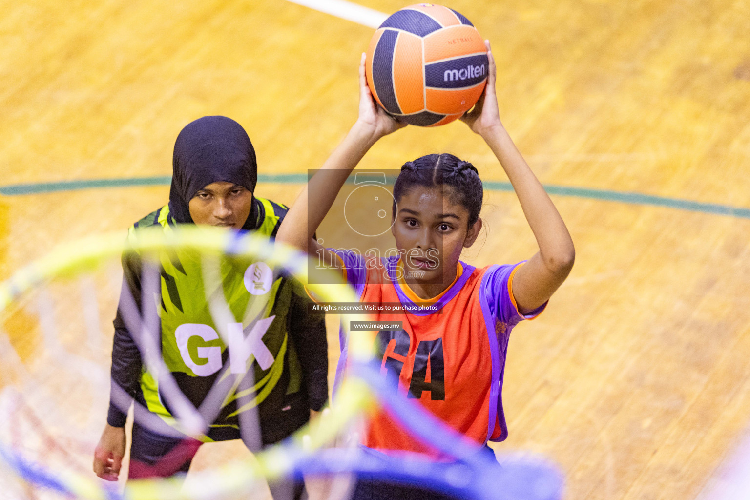 Day4 of 24th Interschool Netball Tournament 2023 was held in Social Center, Male', Maldives on 30th October 2023. Photos: Nausham Waheed / images.mv