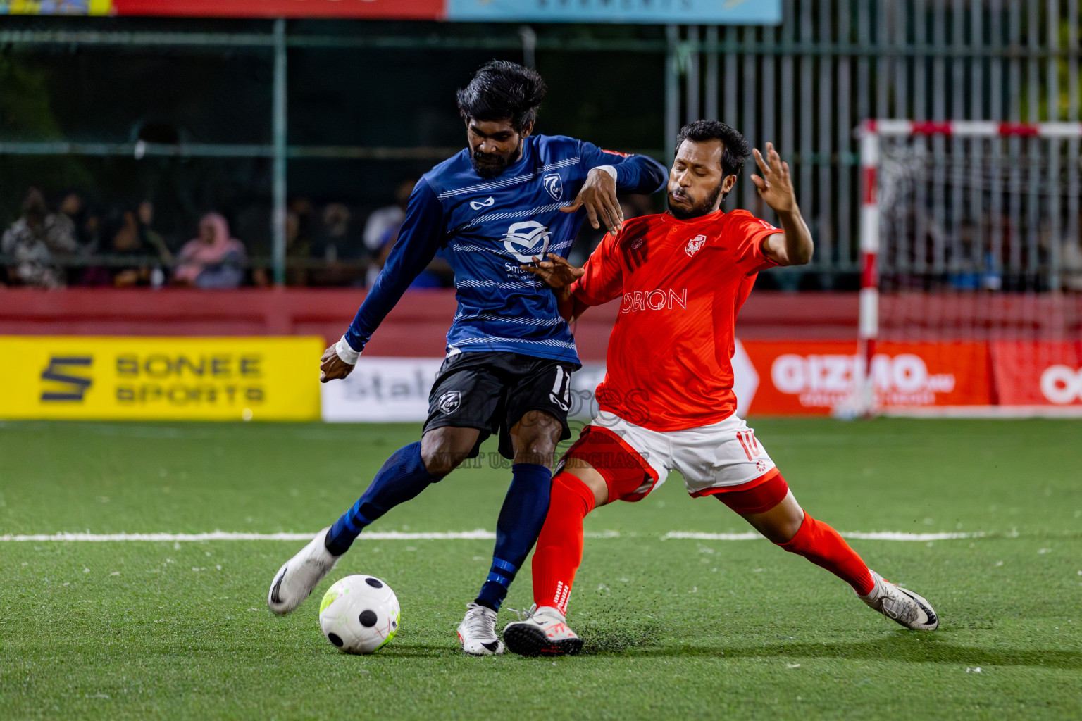 K. Gaafaru VS B. Eydhafushi on Day 36 of Golden Futsal Challenge 2024 was held on Wednesday, 21st February 2024, in Hulhumale', Maldives 
Photos: Hassan Simah/ images.mv