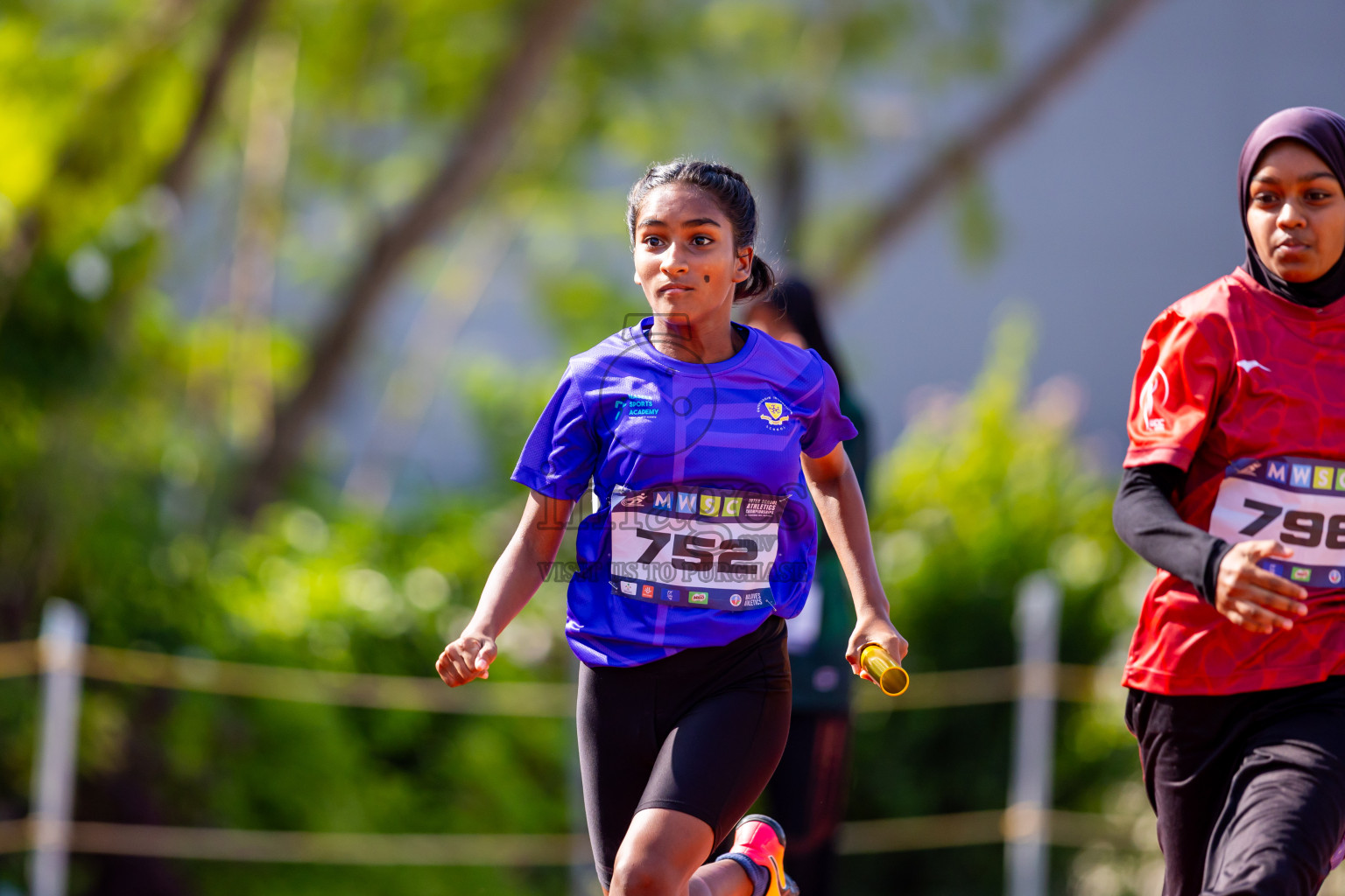 Day 6 of MWSC Interschool Athletics Championships 2024 held in Hulhumale Running Track, Hulhumale, Maldives on Thursday, 14th November 2024. Photos by: Nausham Waheed / Images.mv