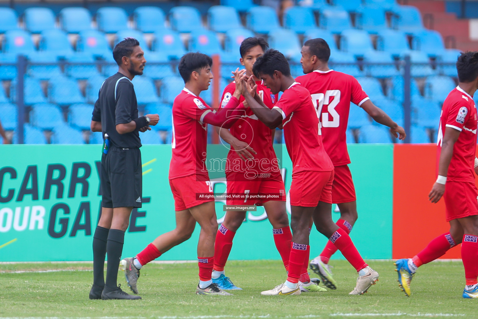 Nepal vs Pakistan in SAFF Championship 2023 held in Sree Kanteerava Stadium, Bengaluru, India, on Tuesday, 27th June 2023. Photos: Nausham Waheed, Hassan Simah / images.mv