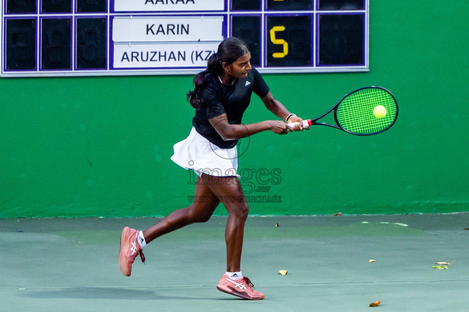 Day 5 of ATF Maldives Junior Open Tennis was held in Male' Tennis Court, Male', Maldives on Monday, 16th December 2024. Photos: Nausham Waheed/ images.mv