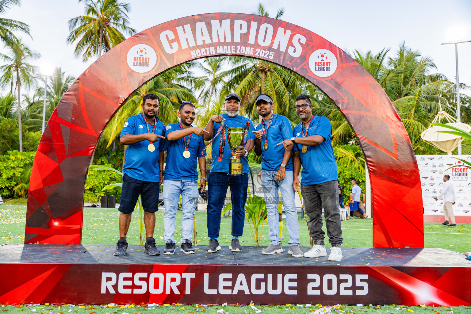 Jumeirah vs Varu in Final of Resort League 2025 (North Male Zone) was held on Saturday, 27th September 2025 in One And Only Reethi Rah Maldives Resort, Photos: Areef Adam / images.mv