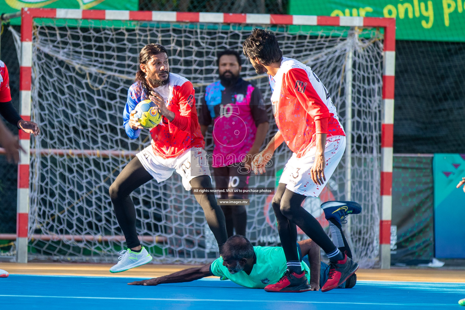 Day 6 of 6th MILO Handball Maldives Championship 2023, held in Handball ground, Male', Maldives on Thursday, 25th May 2023 Photos: Shuu Abdul Sattar/ Images.mv