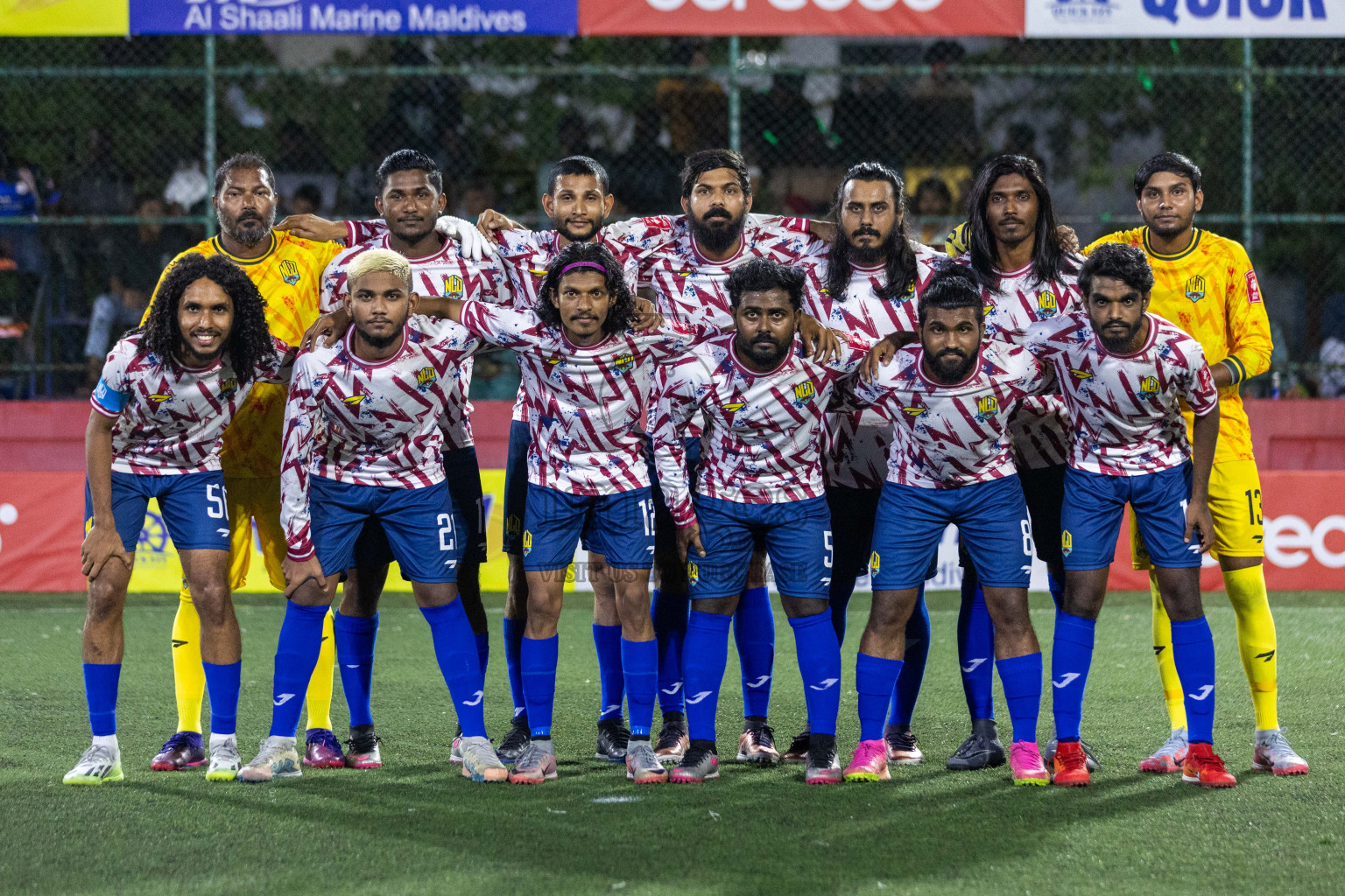 GA Nillandhoo vs GA Gemanafushi in Day 9 of Golden Futsal Challenge 2024 was held on Tuesday, 23rd January 2024, in Hulhumale', Maldives Photos: Nausham Waheed / images.mv