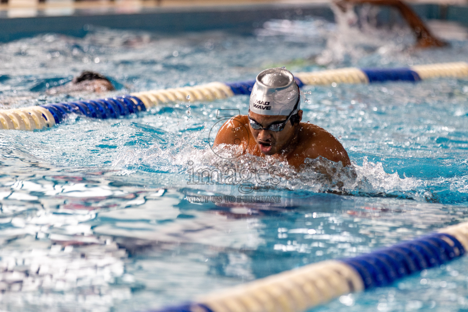 Day 3 of National Swimming Competition 2024 held in Hulhumale', Maldives on Sunday, 15th December 2024. Photos: Hassan Simah / images.mv