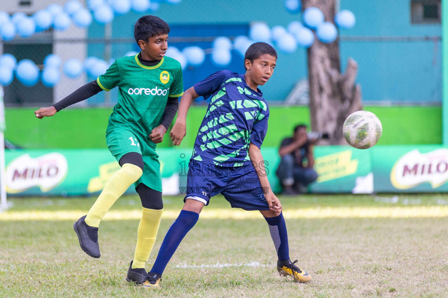 Final Day  of MILO Academy Championship 2024 - U12 was held at Henveiru Grounds in Male', Maldives on Thursday, 7th July 2024. Photos: Shuu Abdul Sattar / images.mv