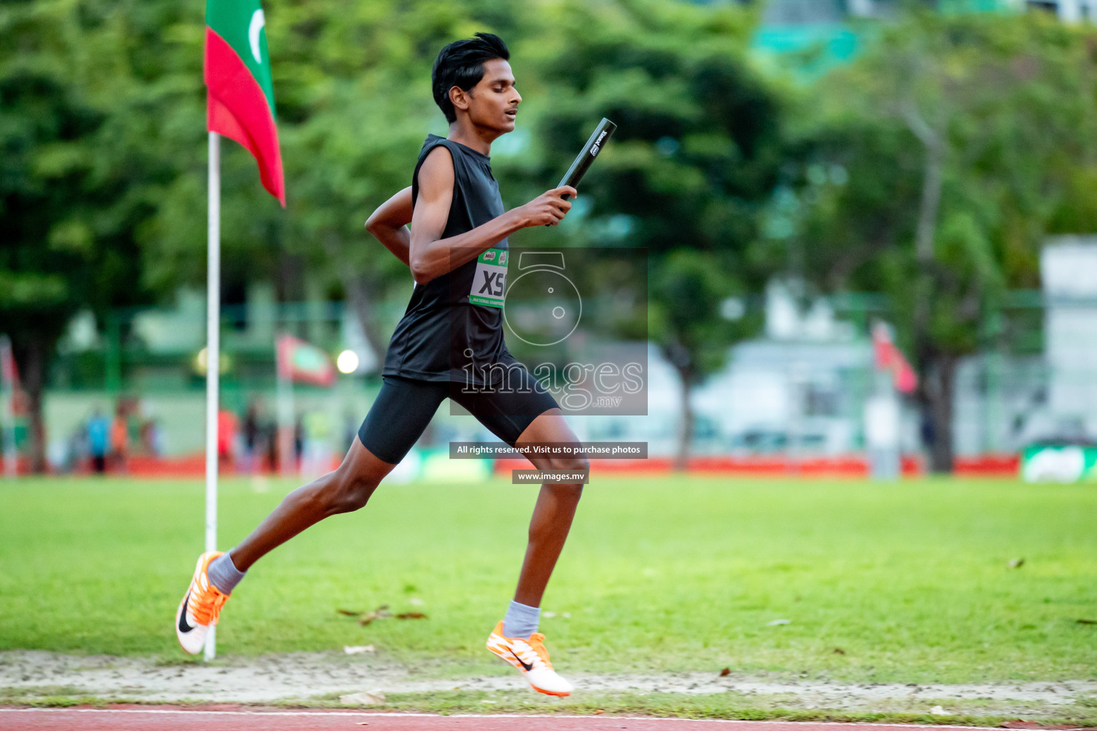 Day 2 of National Athletics Championship 2023 was held in Ekuveni Track at Male', Maldives on Friday, 24th November 2023. Photos: Hassan Simah / images.mv