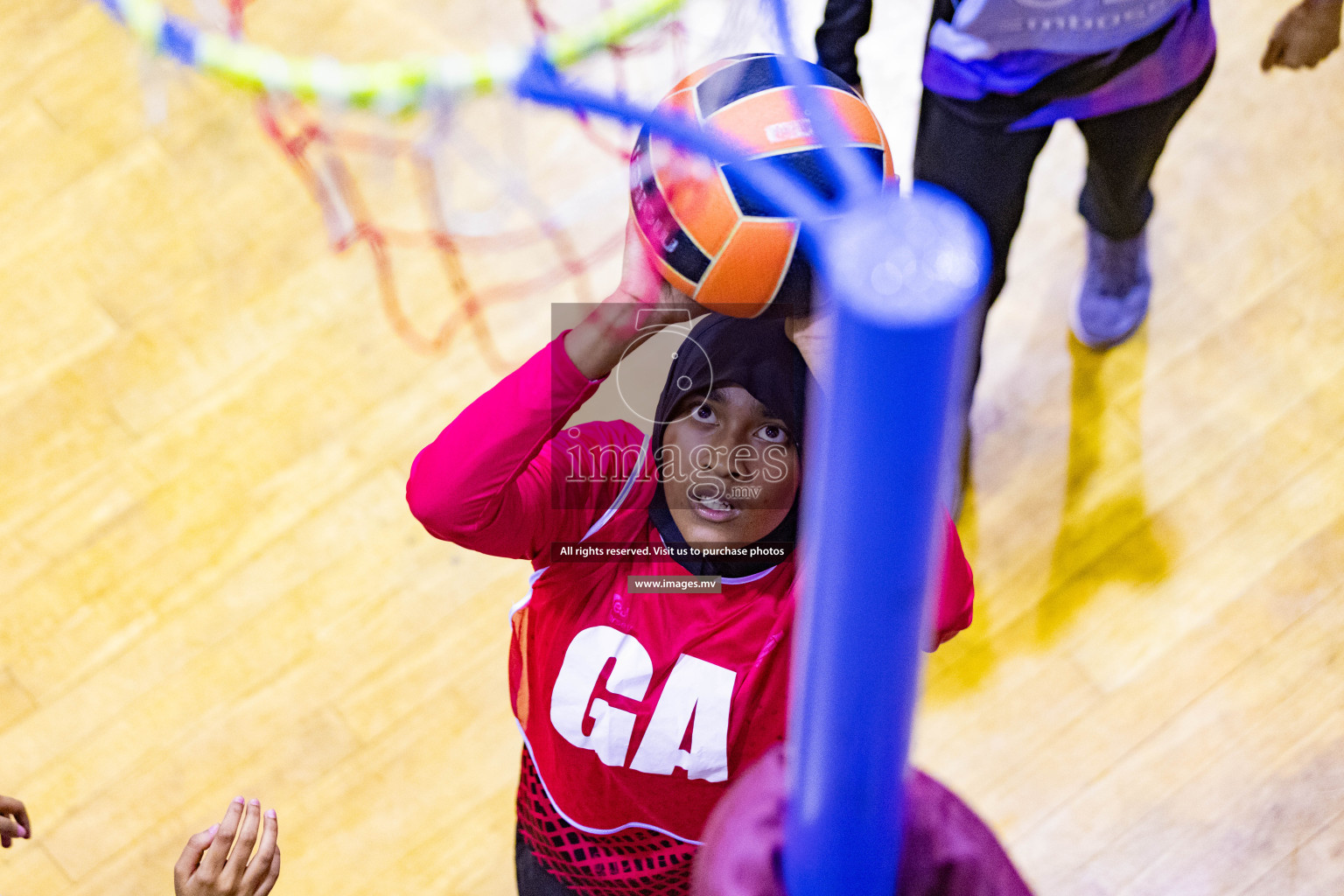 Day2 of 24th Interschool Netball Tournament 2023 was held in Social Center, Male', Maldives on 28th October 2023. Photos: Nausham Waheed / images.mv