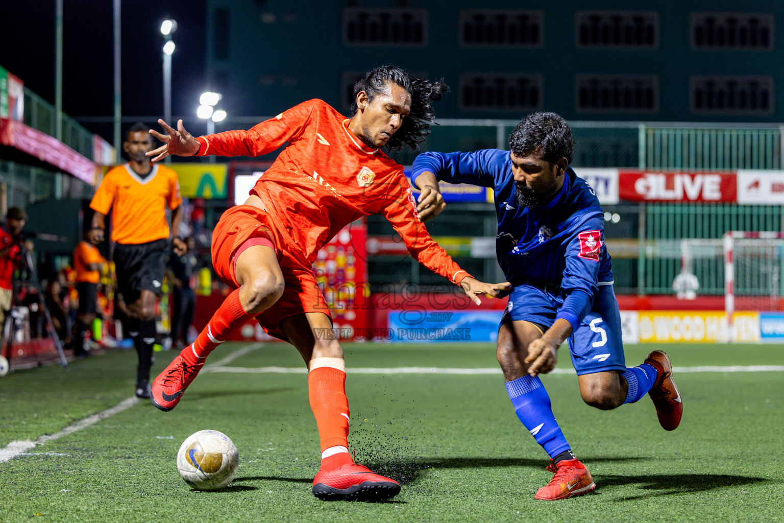GA Villingili vs GA Dhevvadhoo in Zone round Day 28 of Golden Futsal Challenge 2025 was held on Saturday , 1st February 2025, in Hulhumale', Maldives. Photos: Nausham Waheed / images.mv