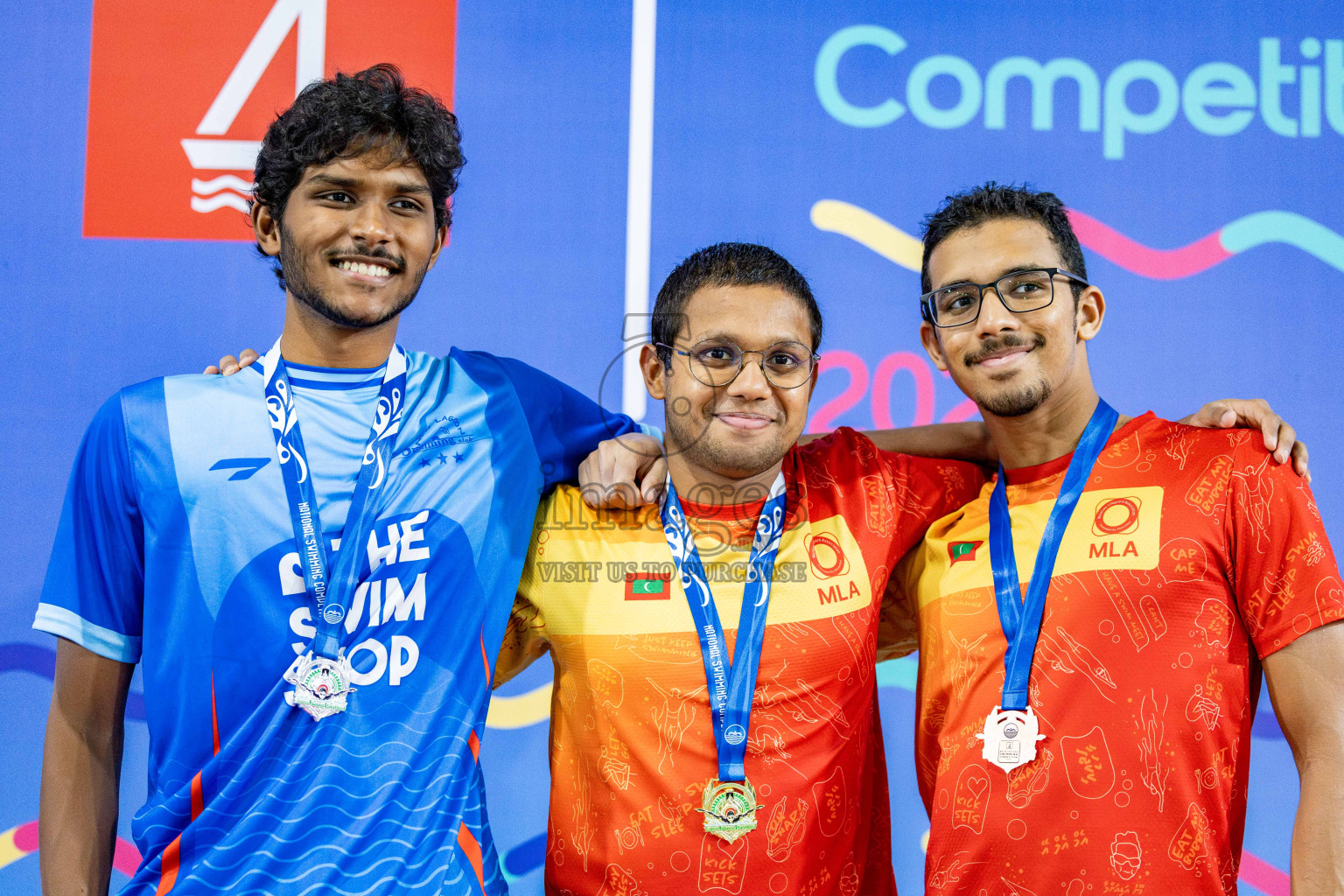 Day 5 of National Swimming Competition 2024 held in Hulhumale', Maldives on Tuesday, 17th December 2024. 
Photos: Hassan Simah / images.mv