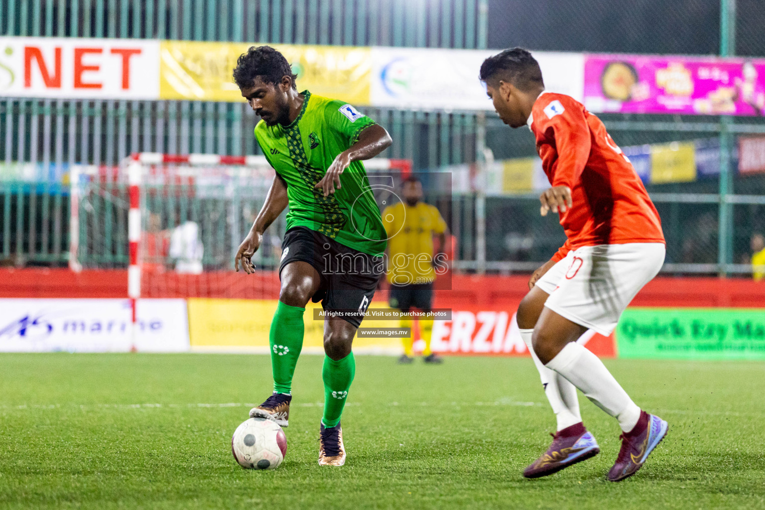 HA. Vashafaru vs HA. Utheemu in Day 6 of Golden Futsal Challenge 2023 on 10 February 2023 in Hulhumale, Male, Maldives