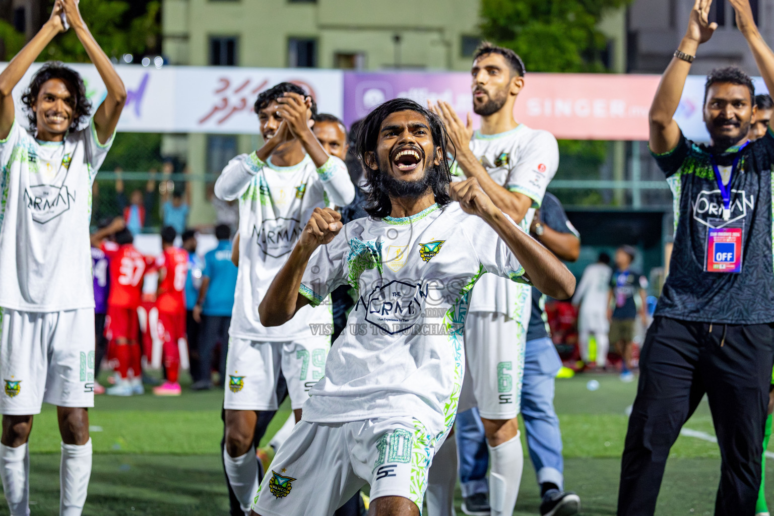 STO RC vs Club WAMCO in Round of 16 of Club Maldives Cup 2024 held in Rehendi Futsal Ground, Hulhumale', Maldives on Monday, 7th October 2024. Photos: Nausham Waheed / images.mv