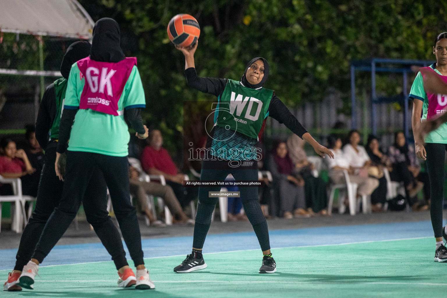 Day 4 of 20th Milo National Netball Tournament 2023, held in Synthetic Netball Court, Male', Maldives on 2nd  June 2023 Photos: Nausham Waheed/ Images.mv