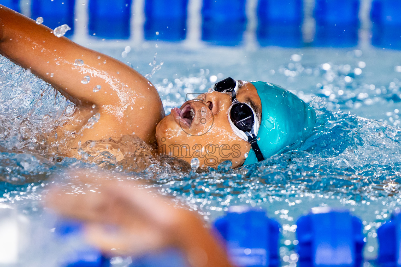 Day 3 of 20th BMLInter-school Swimming Competition 2024 held in Hulhumale', Maldives on Monday, 14th October 2024. Photos: Nausham Waheed / images.mv