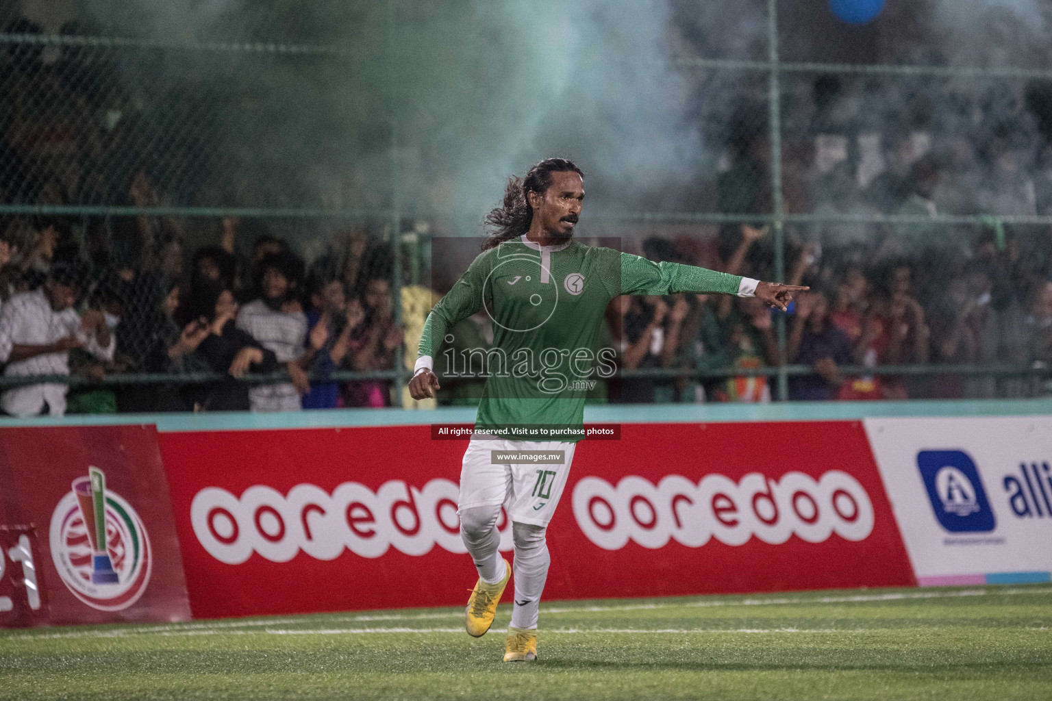 Team FSM vs Club HDC in the Quarter Finals of Club Maldives 2021 held at Hulhumale;, on 12th December 2021 Photos: Nausham Waheed