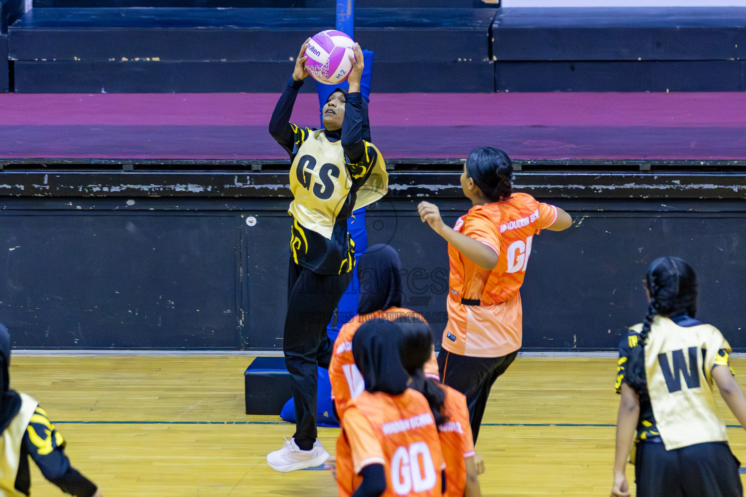 Day 4 of Inter-School Netball Tournament 2025 was held in Social Center Indoor Hall on Tuesday, 21th October 2025. Photos: Areef Adam / images.mv