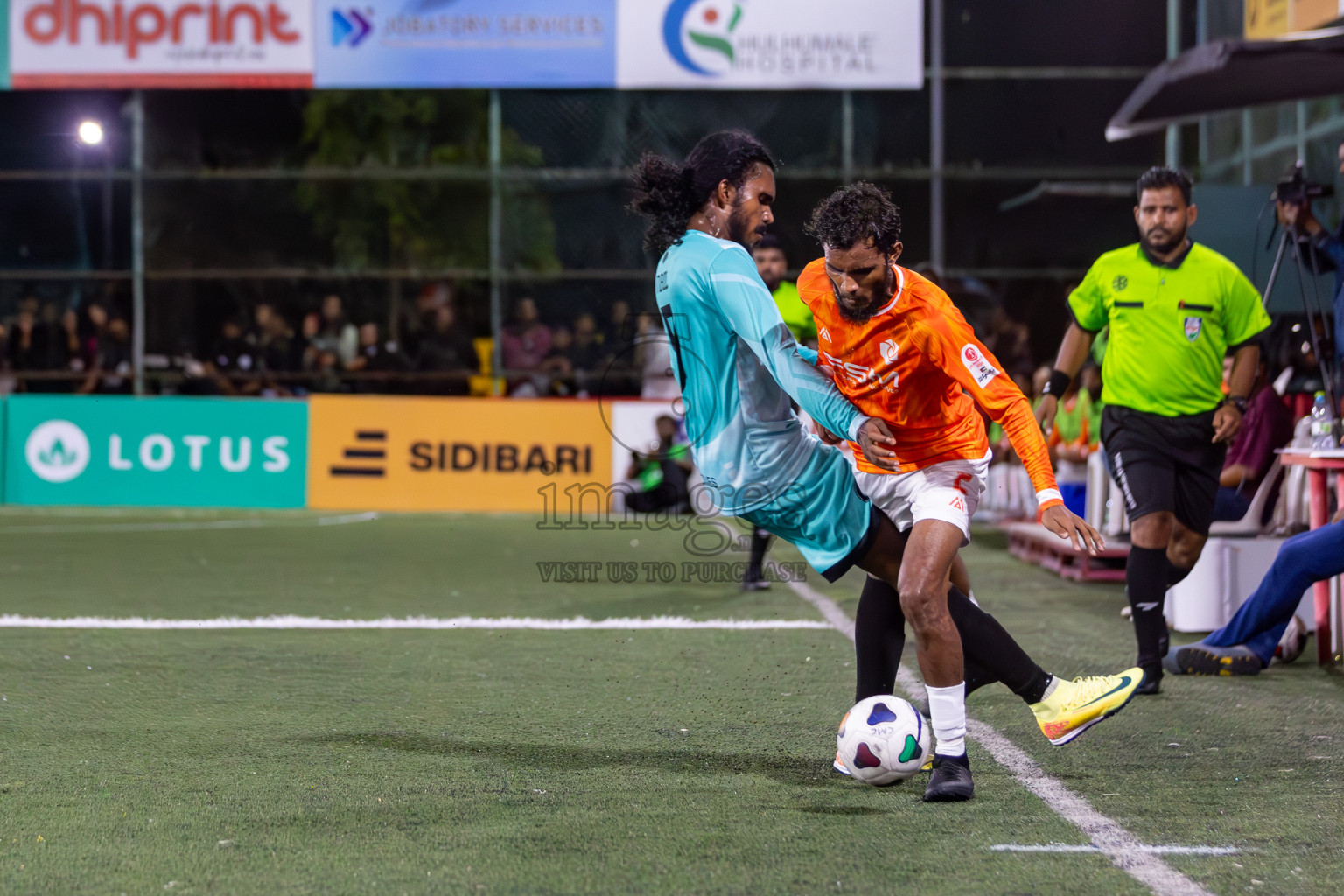 TEAM FSM vs CLUB TTS in Club Maldives Cup 2024 held in Rehendi Futsal Ground, Hulhumale', Maldives on Tuesday, 1st October 2024. Photos: Hassan Simah / images.mv