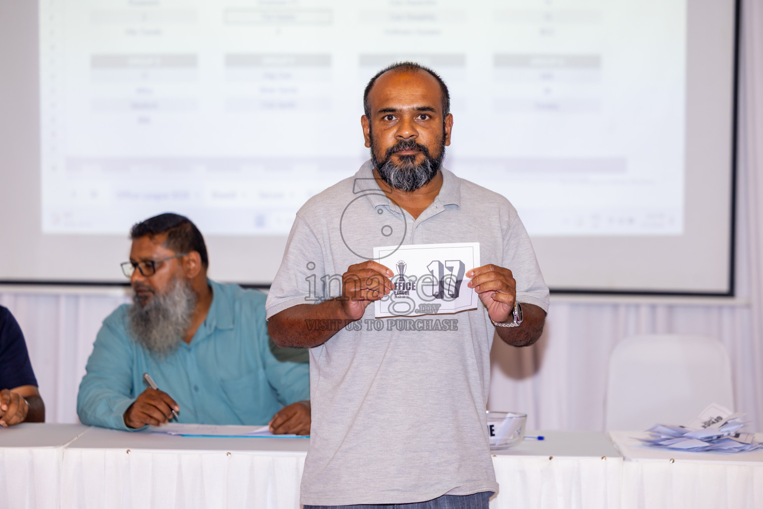 Draw Ceremony of Office League 2025 held in Male', Maldives on Saturday, 12th April 2025. Photos: Nausham Waheed / images.mv