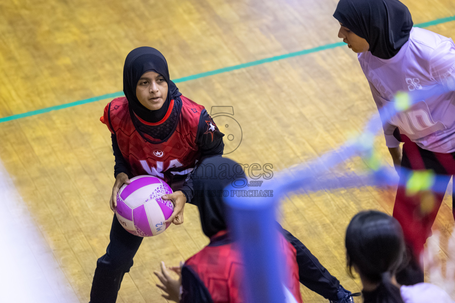 Day 12 of 26th Inter-School Netball Tournament 2025 was held in Social Center Indoor Hall on Thursday, 30th October 2025. Photos: Ismail Thoriq / images.mv
