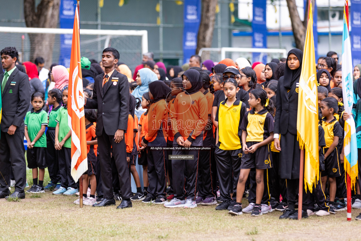 Day 2 of Nestle' Kids Netball Fiesta 2023 held in Henveyru Stadium, Male', Maldives on Thursday, 1st December 2023. Photos by Nausham Waheed / Images.mv